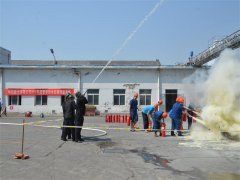 公司舉辦應急預案演練，緊繃安全這根弦